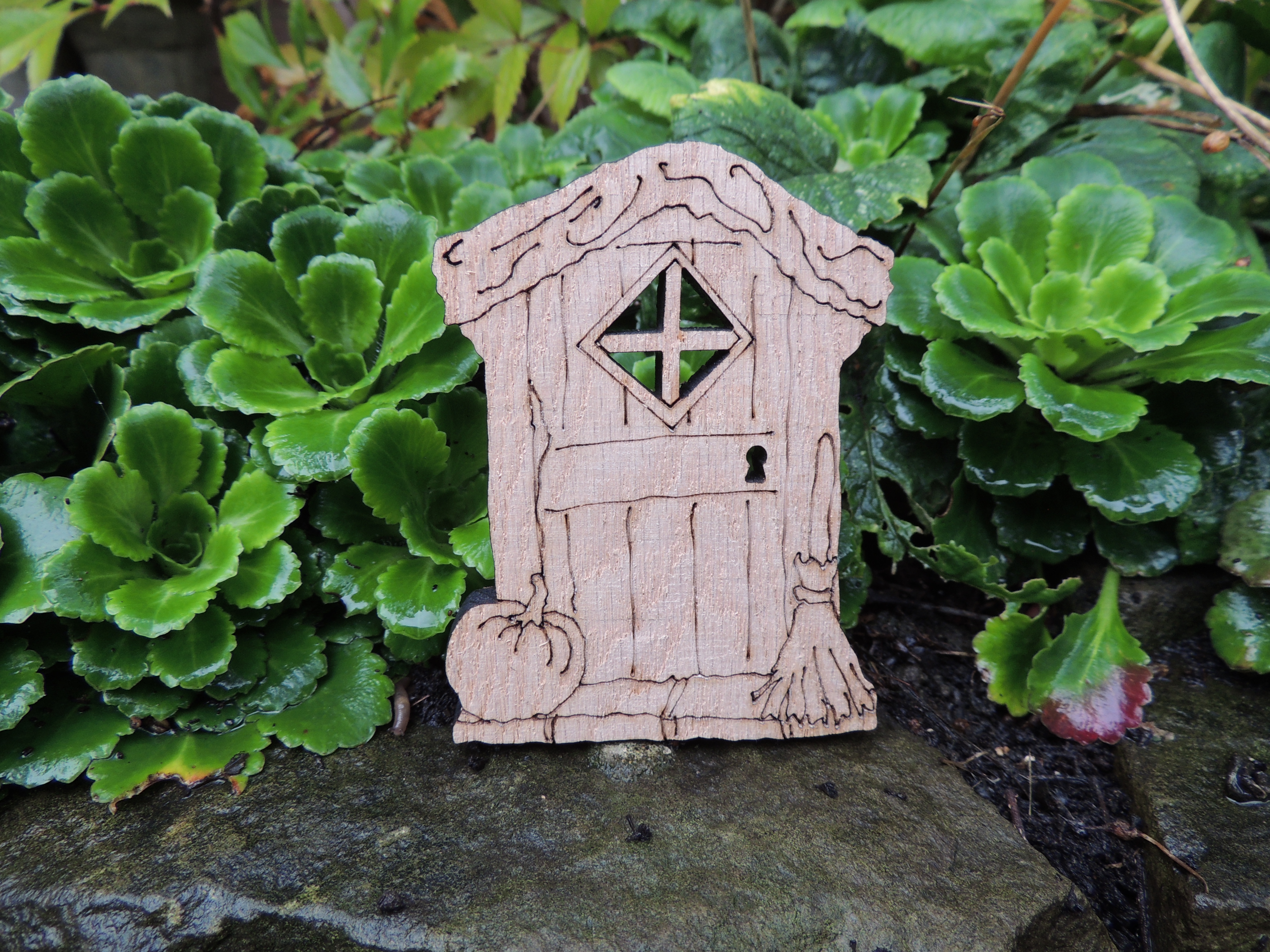 Hallowe'en Oak Fairy Door