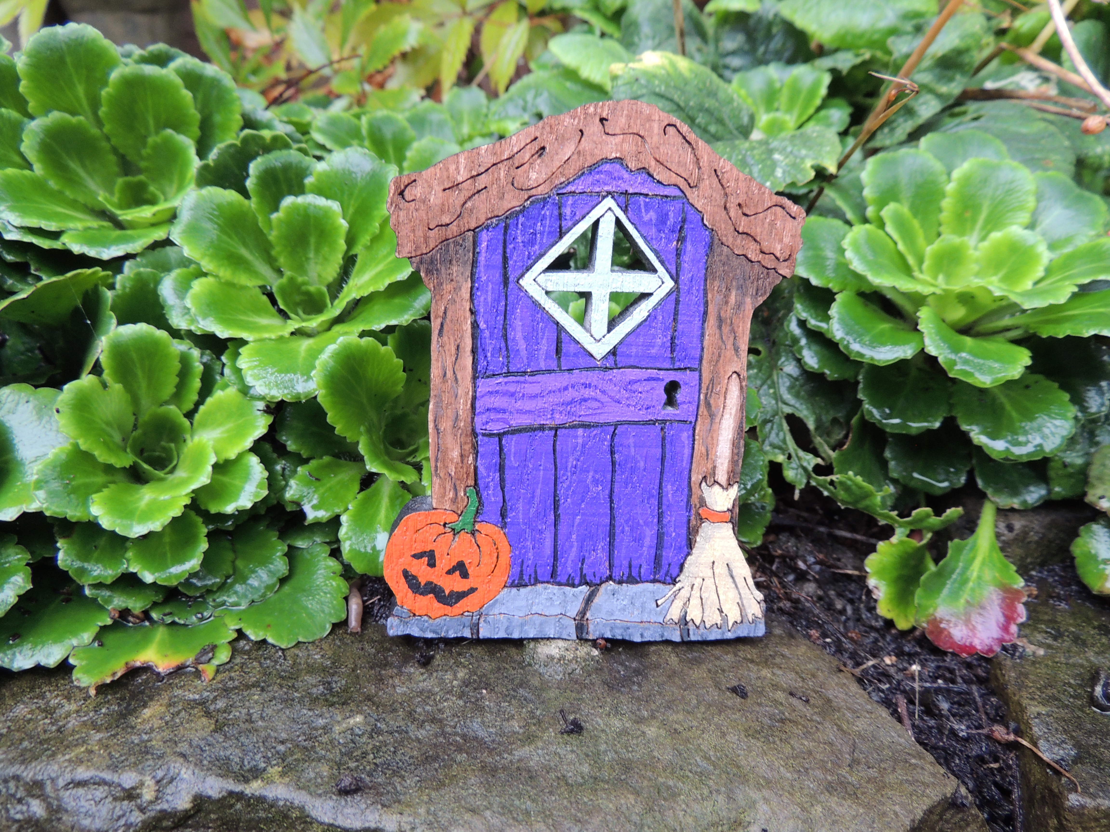 Hallowe'en Oak Fairy Door - Image 2