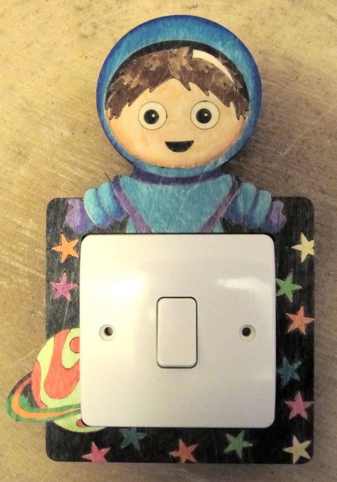 Spaceman Light Switch Surround - Image 2
