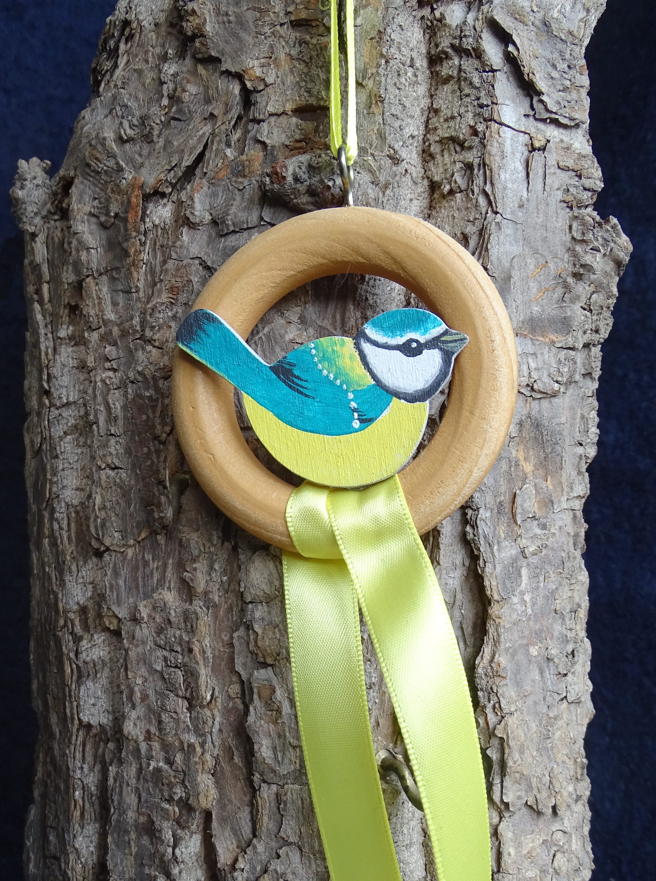 Spring Bird Blue Tit Decoration - Image 4